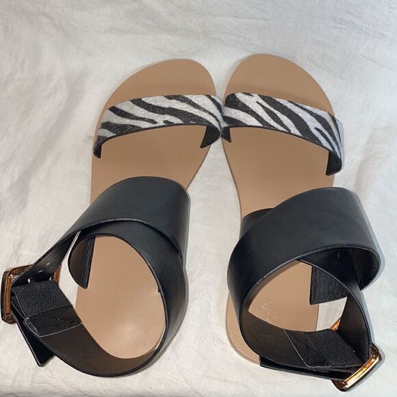 PRIMA DONNA COLLECTION Zebra Strappy Sandal-36 - Picture 4 of 6